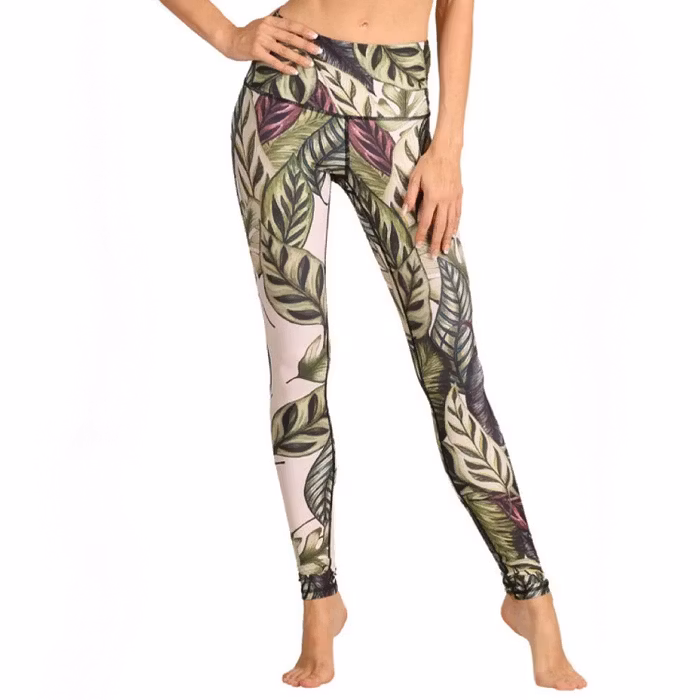 Yogaleggings Leaf it to Me - Yoga Democracy