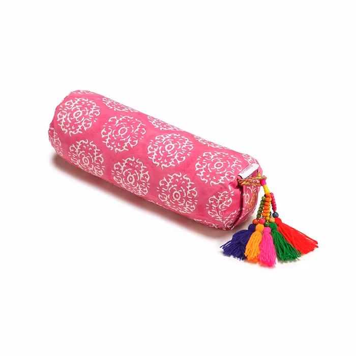 Nackkudde Litet bolster "Fuchsia Suzani" - Chattra