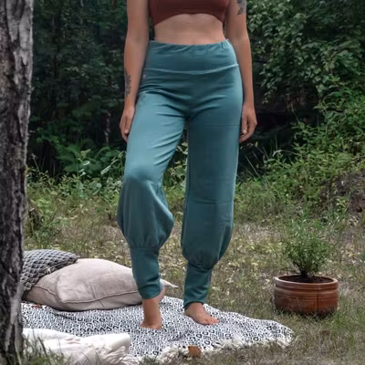 Byxor Aladin Pants Balsam Green - Soul Factory