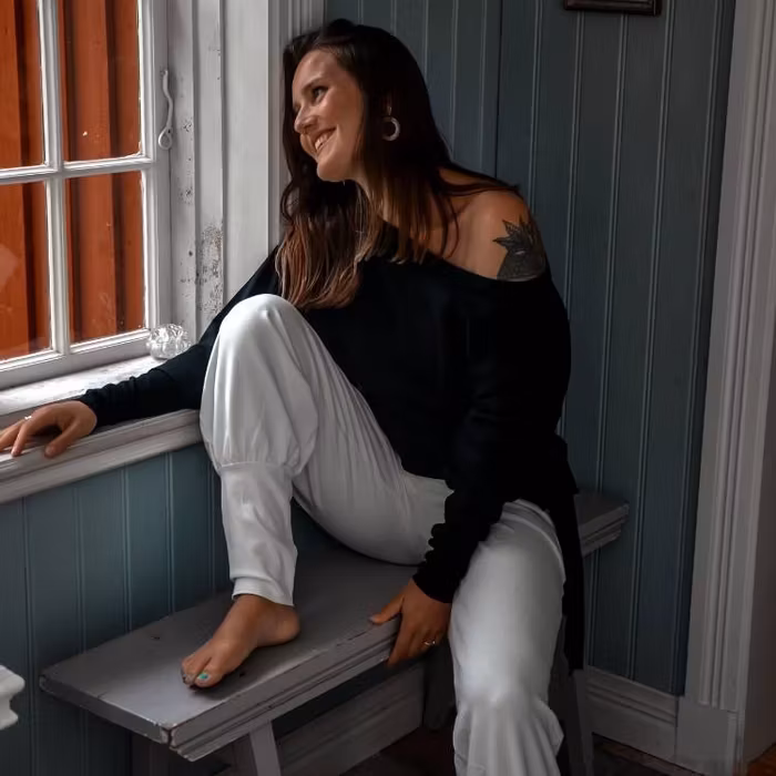Byxor Aladin Pants Ivory - Soul Factory
