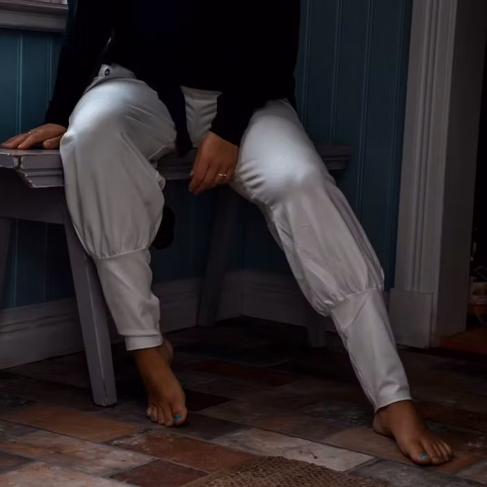 Byxor Aladin Pants Ivory - Soul Factory