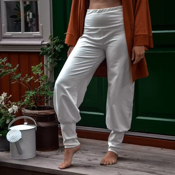 Byxor Aladin Pants Ivory - Soul Factory