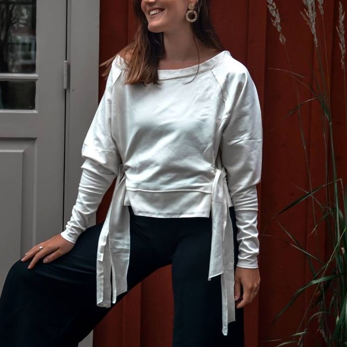 Tröja Sweater Knot Ivory - Soul Factory