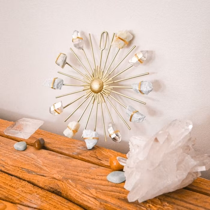 2:A SORTERING Kristall Beach Vibes Sunburst Healing Crystal Grid - Ariana Ost