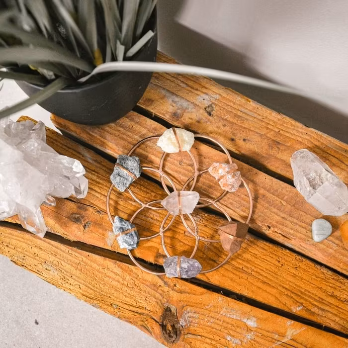 Chakra Balancing Flower of Life Healing grid Rosé- Ariana Ost