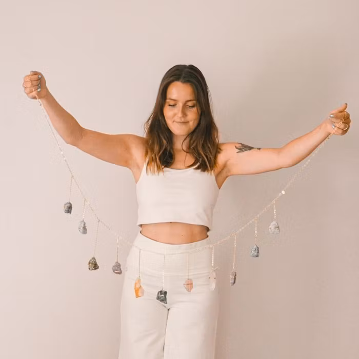 Väggdekoration Healing Rainbow Crystal Garland - Ariana Ost