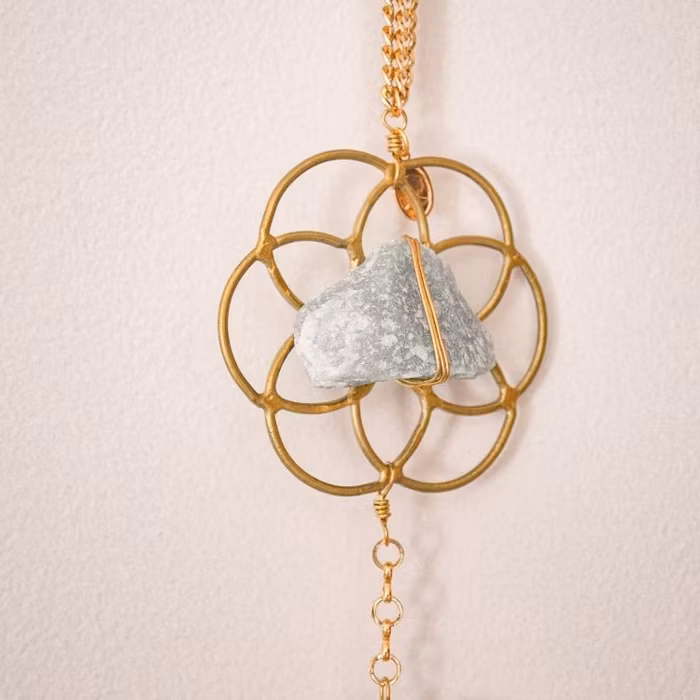 Väggdekoration Flower of Life Gold - Ariana Ost