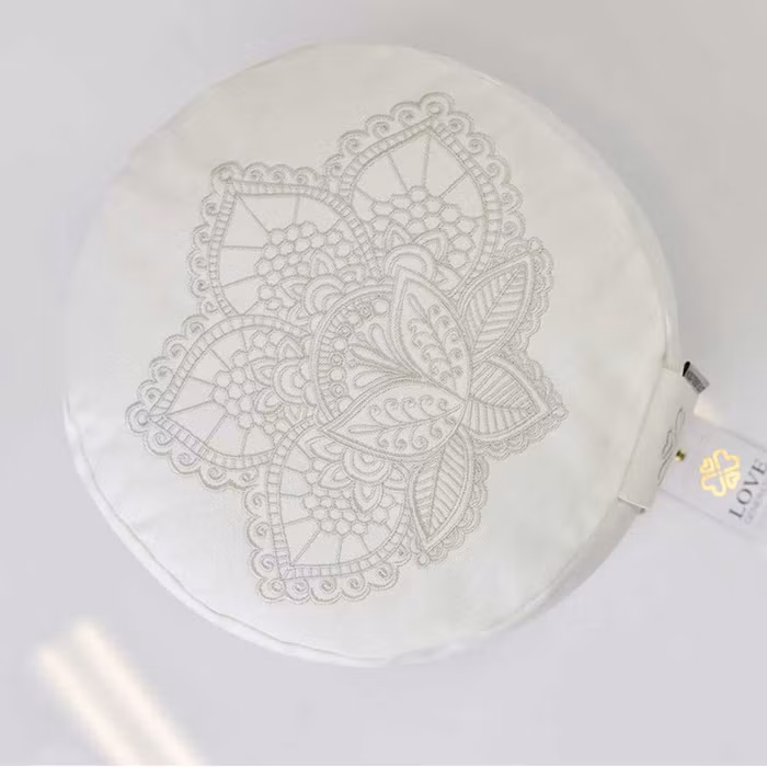 Meditationskudde Lotus Ivory white - Love Generation