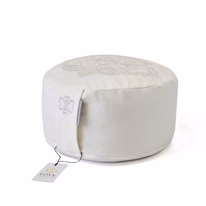 Meditationskudde Lotus Ivory white - Love Generation