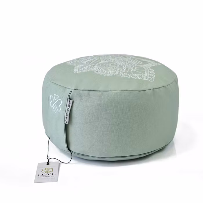 Meditationskudde Lotus Sage Green - Love Generation