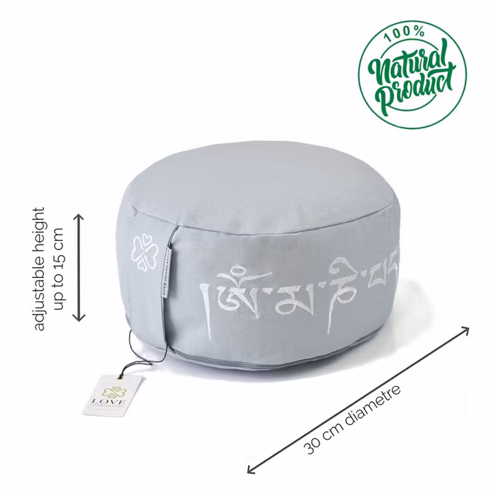 Meditationskudde Mantra Dolphin Grey - Love Generation