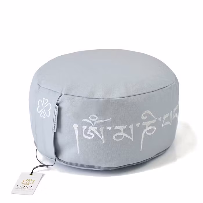 Meditationskudde Mantra Dolphin Grey - Love Generation