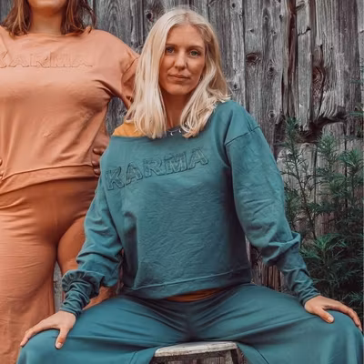 Tröja Sweater Puff "Karma" Balsam Green - Soul Factory