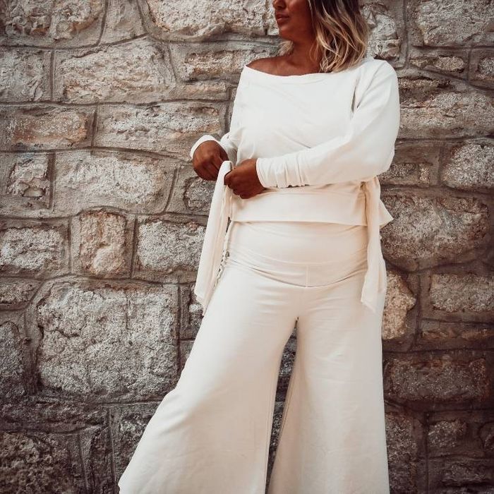 Tröja Sweater Knot Ivory - Soul Factory