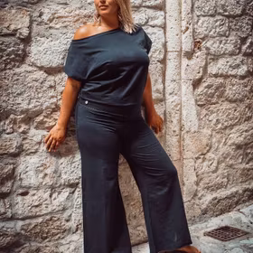 Jumpsuit Deluxe Black - Soul Factory Jumpsuit Deluxe Black - Soul Factory
