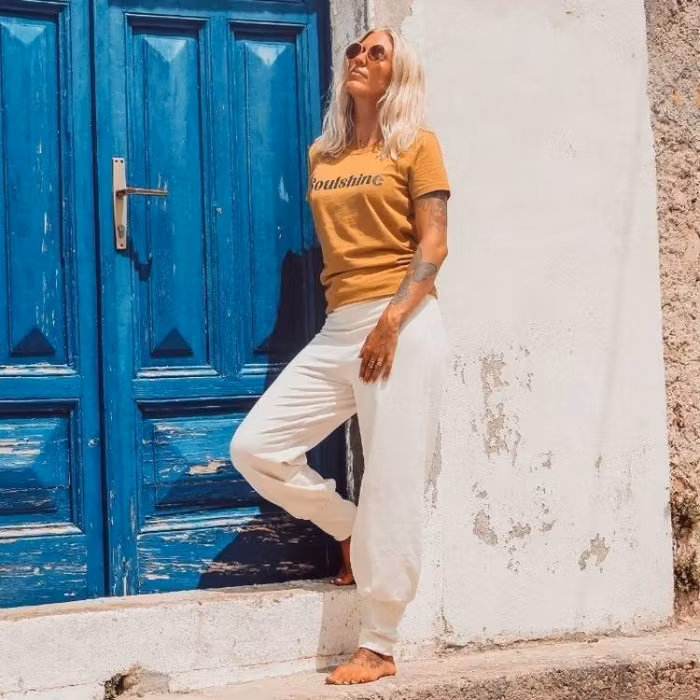 Byxor Aladin Pants Ivory - Soul Factory