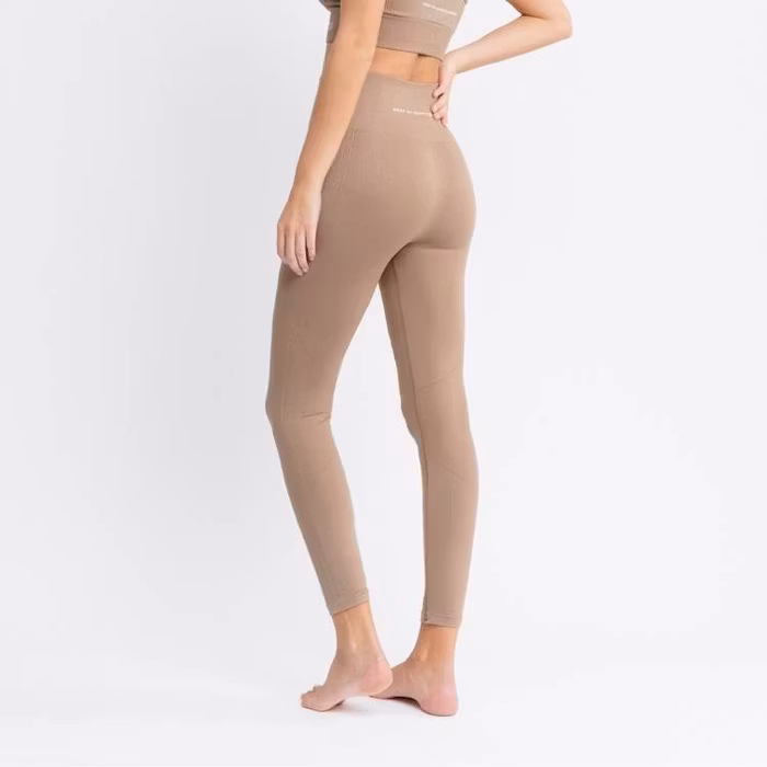 Yogaleggings Seamless CORA Polish Brown - DOM