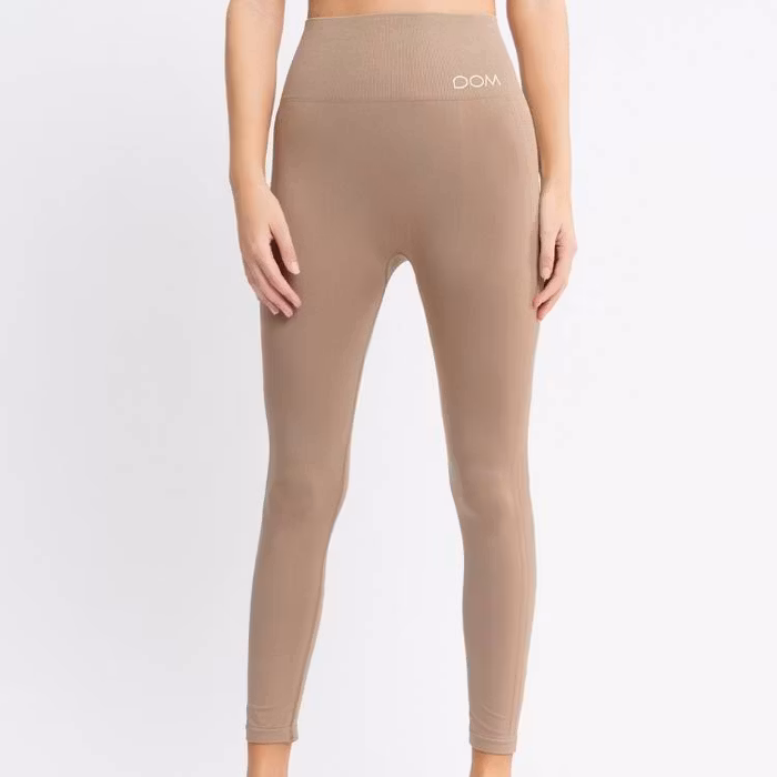 Yogaleggings Seamless CORA Polish Brown - DOM