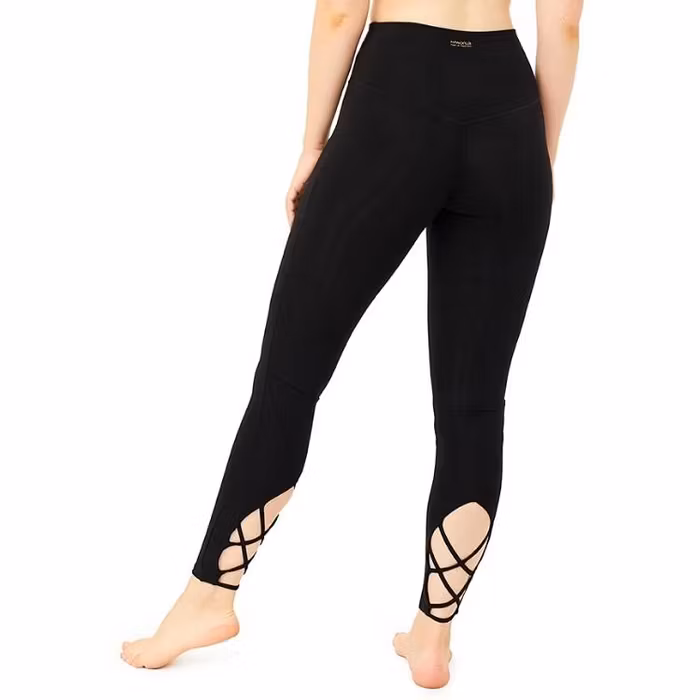 Yogaleggings Crossover Black - Mandala