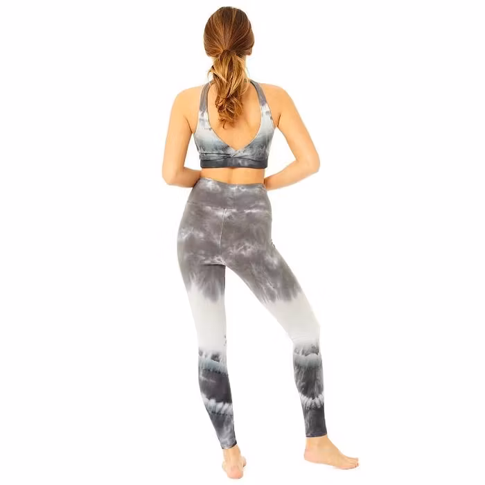 Yogaleggings Batik Grey - Mandala