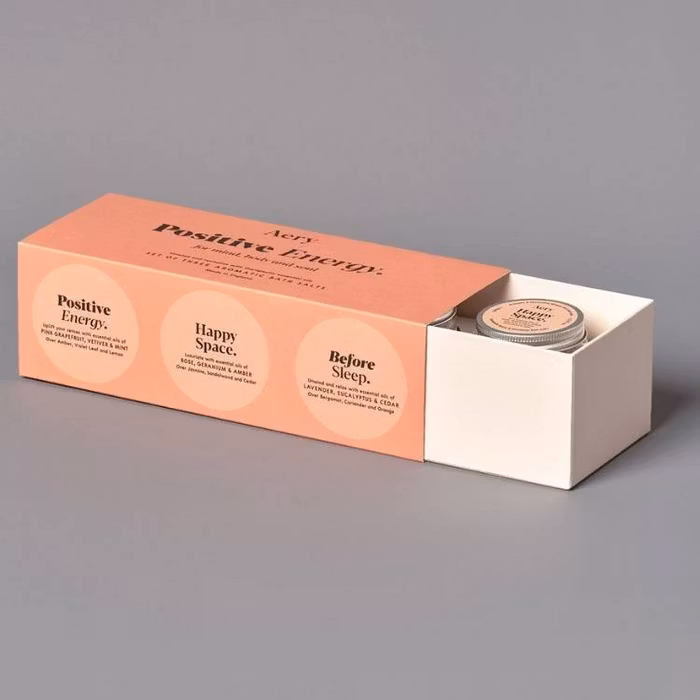 Badsalt 3-pack "Positive Energy Bath Salt Gift Set" - Aery Living