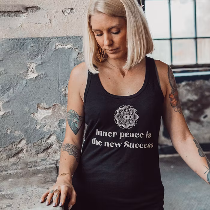 Linne ''Inner Peace Is The New Success'' Black - Soul Factory