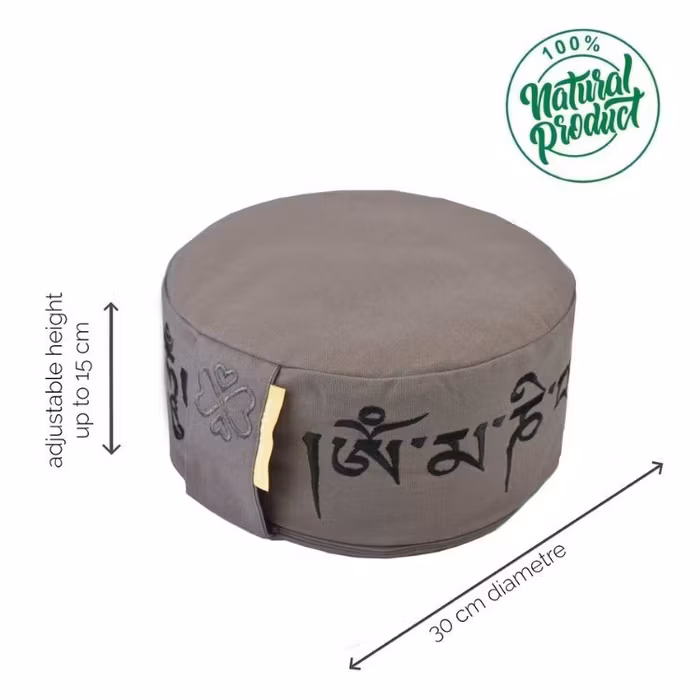 Meditationskudde Mantra Warm Grey - Love Generation