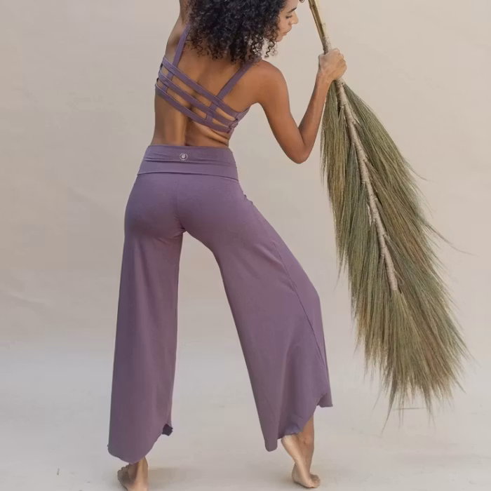 Yogabyxor Layla Flares Aubergine - Indigo Luna