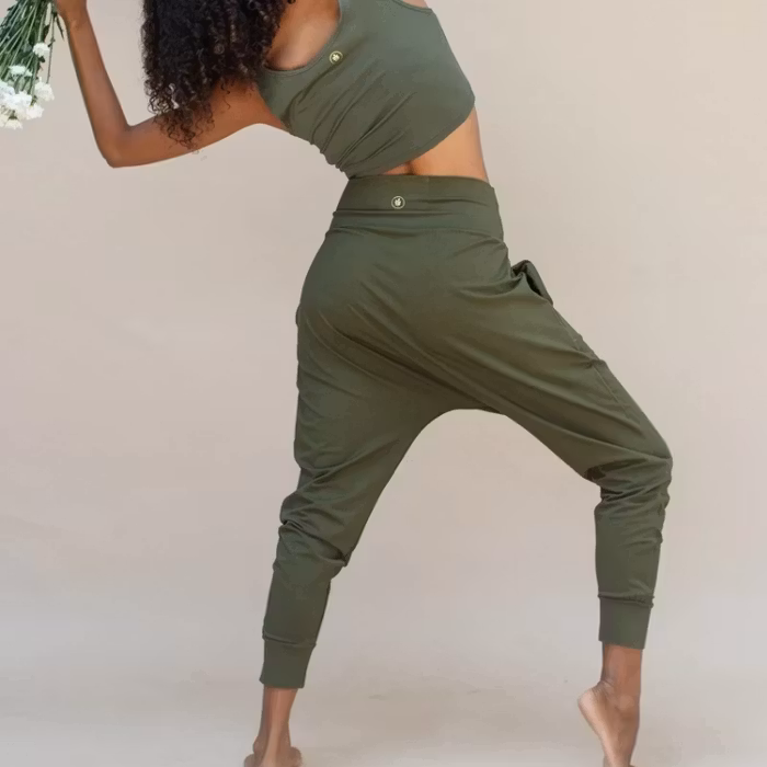Yogabyxor Indo Pants Kale - Indigo Luna