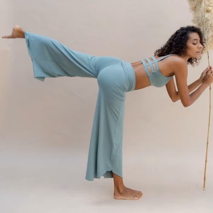 Yogabyxor Layla Flares Sage - Indigo Luna