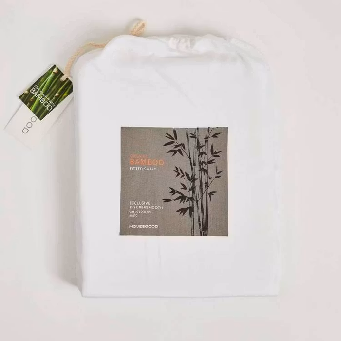 Bambu Lakan 90 x 200 WHITE - Movesgood