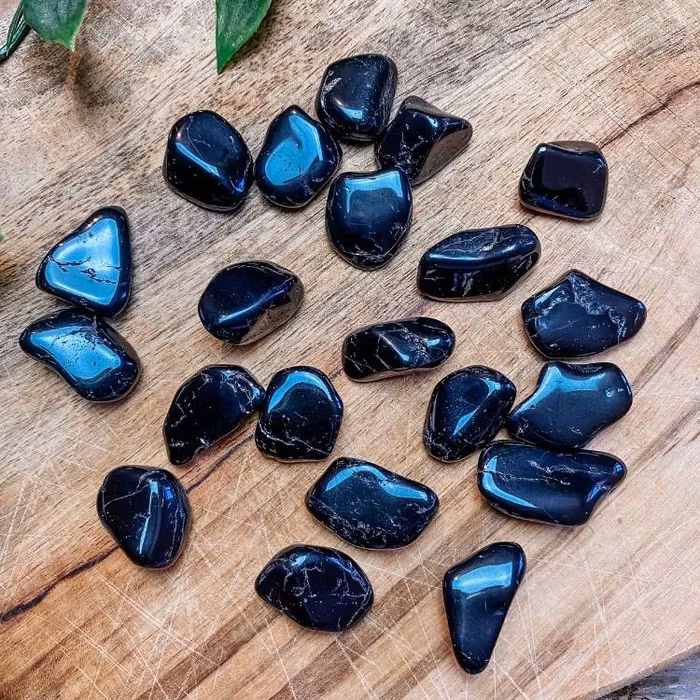 Turmalin kristall svart Trumlad x-small