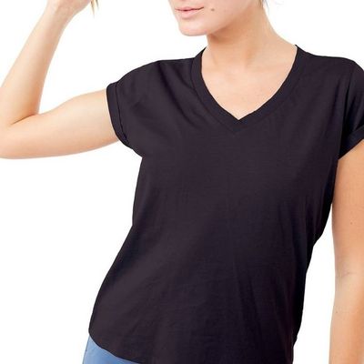 Tröja Easy V-neck Black - Mandala