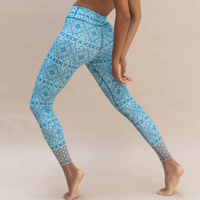 Yogaleggings Maya Rani Blue - Indigo Luna