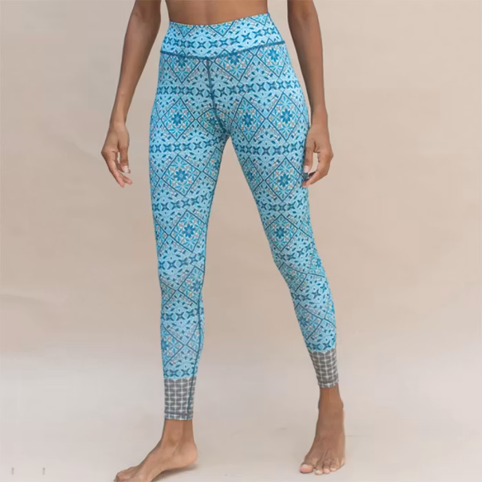 Yogaleggings Maya Rani Blue - Indigo Luna