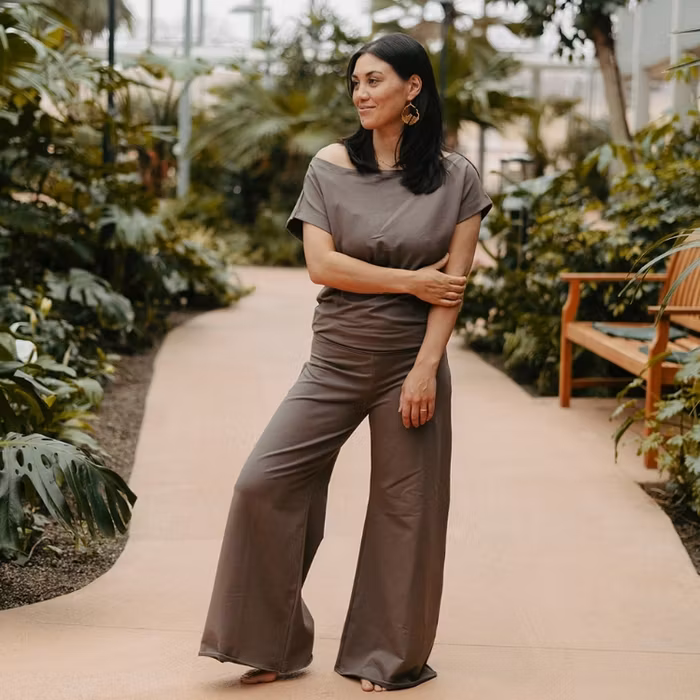 Jumpsuit Deluxe Plum Truffle - Soul Factory