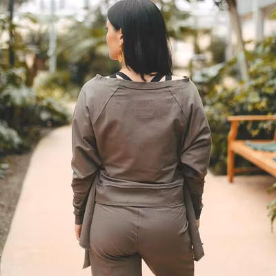 Tröja Sweater Knot Plum Truffle - Soul Factory Tröja Sweater Knot Plum Truffle - Soul Factory