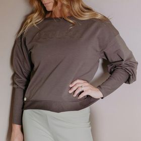 Tröja Sweater Puff "Soulful" Plum Truffle - Soul Factory