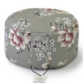 Meditationskudde Rund Vintage Flowers - Love Generation