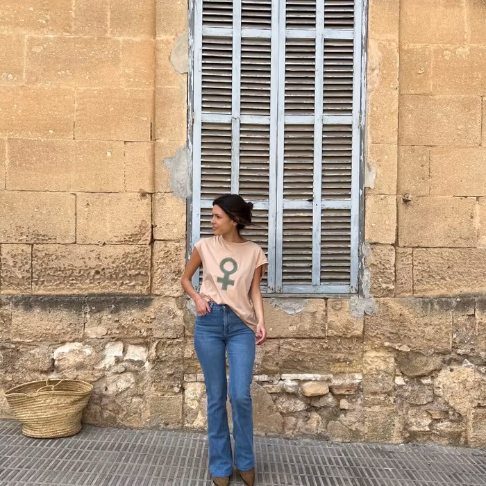 Tröja Sola top cuban sand - Santa Ni