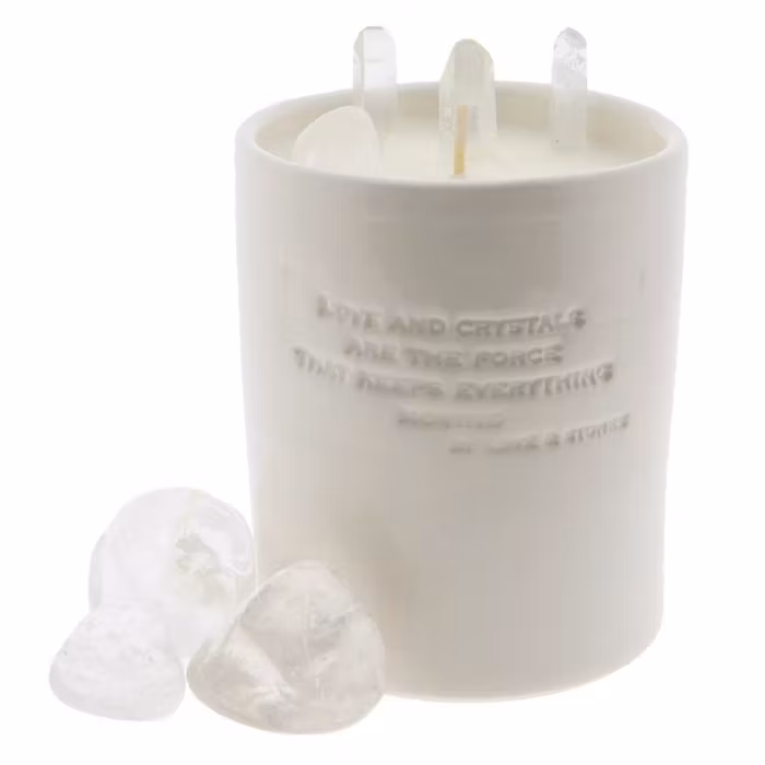 Kristalljus CLARITY turmalin/bergkristall white 350 ml - Love & Stones
