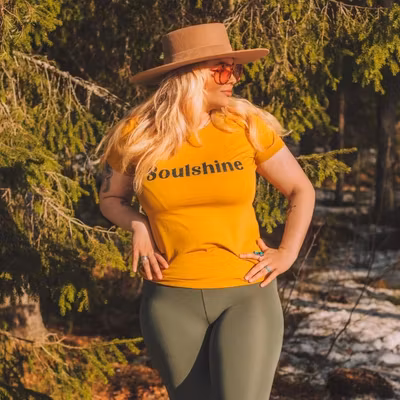 T-shirt "Soulshine" Ochre vintage - Soul Factory