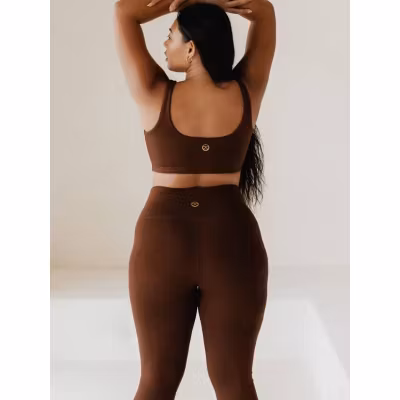 Yogaleggings Eira High Rise Bamboo Chestnut - Studio K Yogaleggings Eira High Rise Bamboo Chestnut - Studio K
