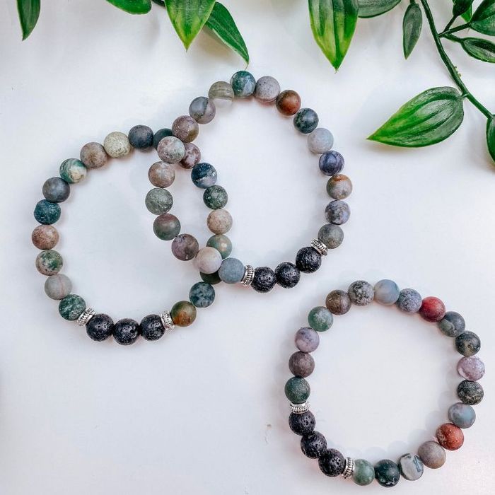Stenarmband Indian agat till aromaterapi - Soul Factory