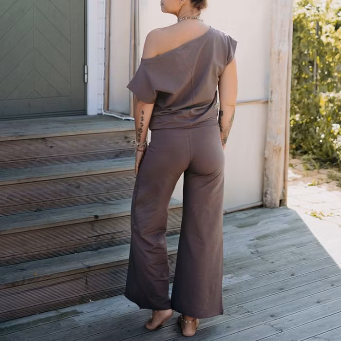 Jumpsuit Deluxe Plum Truffle - Soul Factory