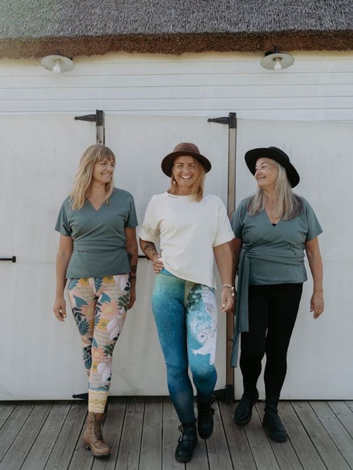 Tröja Wrap Top Balsam Green - Soul Factory
