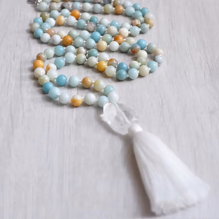 Mala halsband Change Amazonit - Nouelle