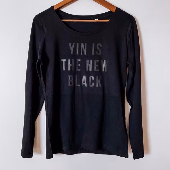 Tröja "Yin Is The New Black" Svart - Soul Factory