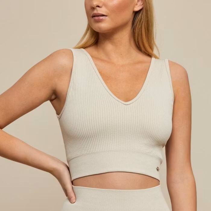 Sport-BH Yoga Seamless Lisa Oatmeal - DOM