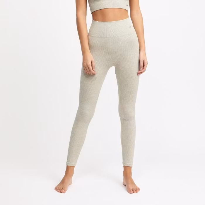 Yogaleggings Seamless Molly Safari Beige - DOM